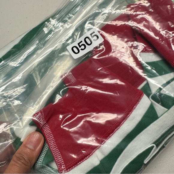 Hanna Andersson Green Stripe Pajama Set Size L Organic Cotton Comfy Sleepwear - Picture 15 of 15